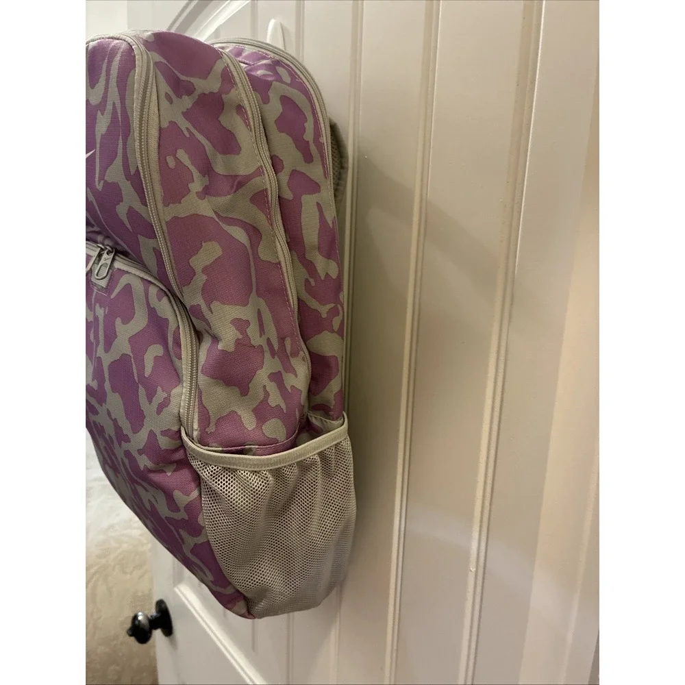 Nike Backpack Lavender Gray Camo Large